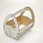 Cesta de Pascua SVG para Glowforge - Archivos para Corte Láser y Manualidades Creativas