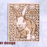 Gráfico SVG 3D BUNNY Multicapa para Corte Láser y Cricut - Diseño Creativo