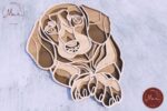 Cachorro de Dachshund Bonito para Cortes de Láser - Plantillas y Diseños Personalizados - Imagen 2