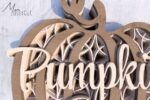 Plantilla de Calabaza de Otoño para Corte Láser - Decoración DIY, Manualidades y Regalos - Imagen 2