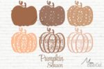 Plantilla de Calabaza de Otoño para Corte Láser - Decoración DIY, Manualidades y Regalos - Imagen 6