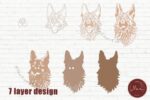 Adornos Personalizados de Corte láser para Perros Pastor Alemán - Decoración Única y Original - Imagen 8