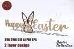 Corte Láser Multicapa SVG para Decoraciones de Pascua - Diseño Creativo y Personalizable