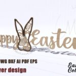 Corte Láser Multicapa SVG para Decoraciones de Pascua - Diseño Creativo y Personalizable