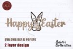 Corte Láser Multicapa SVG para Decoraciones de Pascua - Diseño Creativo y Personalizable - Imagen 2