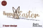 Corte Láser Multicapa SVG para Decoraciones de Pascua - Diseño Creativo y Personalizable - Imagen 4