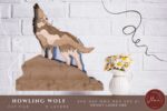 Diseño de Lobo Aullador para Corte Láser | Arte y Decoración Personalizada