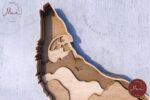 Diseño de Lobo Aullador para Corte Láser | Arte y Decoración Personalizada - Imagen 4