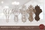 Mandala de Elefante Multicapa para Corte Láser - Diseño Exclusivo para Artesanía Creativa - Imagen 2