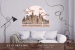 Diseño de Cortes Láser de Horizonte Urbano - Plantilla Personalizable para Decoración 3D - Imagen 2