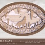 Cueva del Lobo: Diseño de Plantilla para Corte Láser Creativo y Personalizable