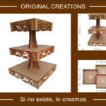 Base para Cupcakes de Corte Láser Personalizadas y Decorativas - Ideal para Fiestas y Eventos