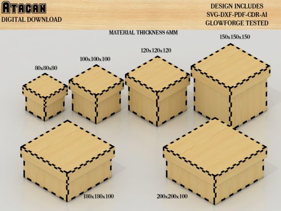Box-laser-cut-files-Wood-Templates-Graphics-39969927-1-1-580x435 Plantillas de corte láser para cajas de madera - Diseños creativos para proyectos DIY - Imagen 1