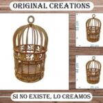 Jaulas Decorativas Personalizadas para Corte Láser - Diseño Único y Creativo