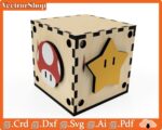 Caja Sorpresa Mario Bros para Corte Láser - Vectores y Arte Decorativo para Proyectos Creativos - Imagen 4