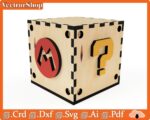 Caja Sorpresa Mario Bros para Corte Láser - Vectores y Arte Decorativo para Proyectos Creativos - Imagen 3