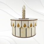 Caja de torta redonda para corte láser - Ideal para pastelería personalizada y eventos