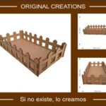 Base Rejilla de Corte Láser para Proyectos de Manualidades y Decoración DIY