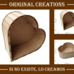 Base con Diseño de Corazón para Corte Láser Personalizado - Regalos Creativos y Decorativos