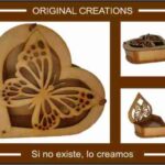 Caja de Corazón Personalizada para Corte Láser - Regalo Original y Exclusivo