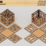 Portalápices SVG para corte láser - Diseño personalizado y funcional para oficina y hogar