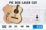 Caja de Guitarra SVG para Corte Láser | Diseño Personalizado y Creativo - Imagen 6