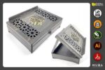 Soporte de caja para Corán - Plantillas SVG de corte láser personalizadas