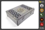 Soporte de caja para Corán - Plantillas SVG de corte láser personalizadas - Imagen 2