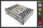 Soporte de caja para Corán - Plantillas SVG de corte láser personalizadas - Imagen 6