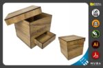 Cajonera de Madera Personalizada para Almacenamiento - Diseño Único y Funcional