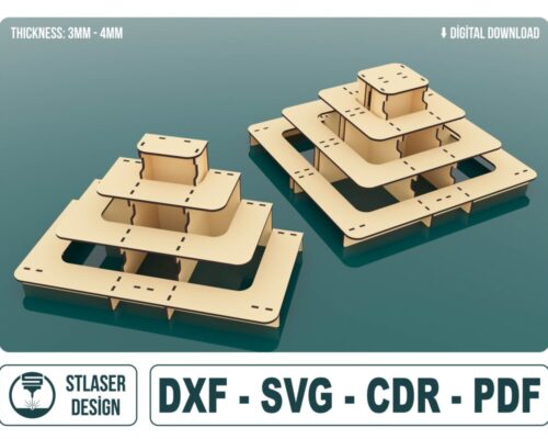 Soporte de Exhibición Personalizado para Corte Láser | Diseño Creativo y Alta Calidad