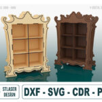Soporte de Exhibición y Archivos SVG para Corte Láser - Ideal para Manualidades y Proyectos Creativos