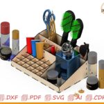 Organizador de Maquillaje Personalizado para Corte Láser - Diseño Único y Funcional