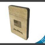 Tarjetero de Madera Personalizado para Bolsillo - Diseño Elegante y Funcional