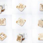 Posavasos Digitales de Razas de Gatos y Perros en SVG, DXF y EPS - Ideal para Corte Láser