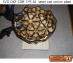 Archivos SVG y DXF de pelota de fútbol para corte láser - Planos vectoriales listos para Glowforge - Imagen 3