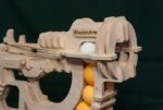 Pistola de Juguete de Ping Pong - Shooter Hecho a Mano, Archivo CNC para Corte Láser, Plan de Diseño - Imagen 4