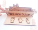 Archivos de Corte Láser para Piedra Papel o Tijera - SVG, DXF, PDF y Ai para Glowforge - Imagen 4