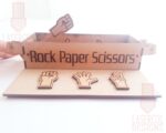 Archivos de Corte Láser para Piedra Papel o Tijera - SVG, DXF, PDF y Ai para Glowforge
