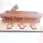Archivos de Corte Láser para Piedra Papel o Tijera - SVG, DXF, PDF y Ai para Glowforge