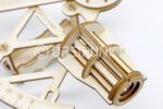 Sextante Marítimo 3D de Madera de 3 mm - Regalo Náutico Raro para Amantes del Senderismo - Imagen 5