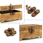 Cerraduras de Madera para Corte Láser - 3 Modelos en Formatos SVG, DXF y AI