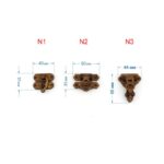 Cerraduras de Madera para Corte Láser - 3 Modelos en Formatos SVG, DXF y AI - Imagen 5