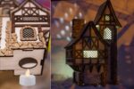 Corte láser 3D miniatura casa medieval - Archivo DXF/SVG para Glowforge y cortadoras láser - Imagen 4