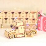 Camión Navideño de Adviento - Archivos Digitales para Corte Láser Decorativos y Personalizables