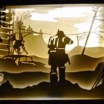 Caja de Luz Metro Exodus: Decoración Original para Coleccionistas y Aficionados del Juego