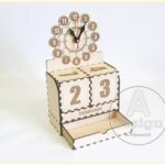 Calendario Perpetuo de Madera - Modelo Vectorial para Corte Láser Personalizado