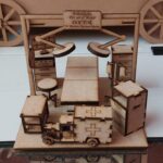 Maqueta de Quirófano y Ambulancia para Corte Láser - Archivos DXF, AI, PDF, CDR, SVG