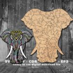 Plantilla SVG para Rompecabezas de Madera Personalizado - Diseño Único para Corte Láser - Imagen 2