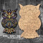 Plantilla SVG para Rompecabezas de Madera Personalizado - Diseño Único para Corte Láser - Imagen 6